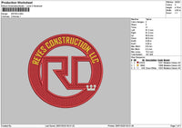 Reyescircle Embroidery File 6 sizes