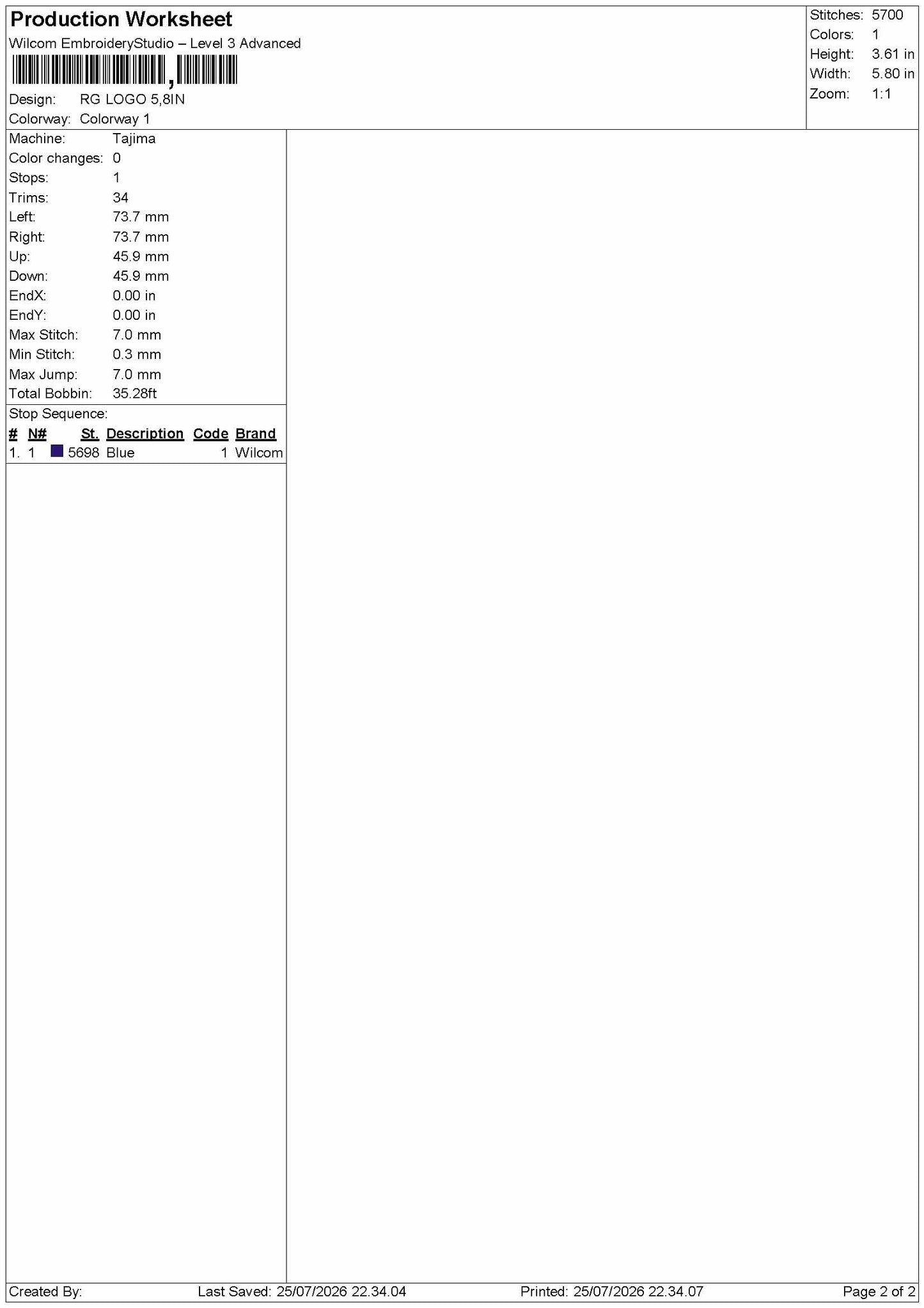 Rg Text Embroidery Machine Design File 6 sizes
