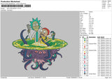 Rick And Morty 03 Embroidery File 5 sizes