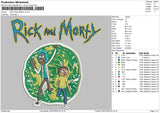 Rick And Morty Embroidery File 10 size