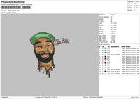 Riki Rick Embroidery File 4 size