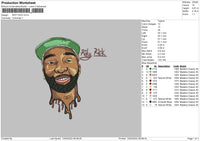 Riki Rick Embroidery File 4 size