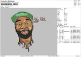 Riki Rick Embroidery File 4 size