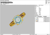 Ring 1812 Embroidery File 6 sizes