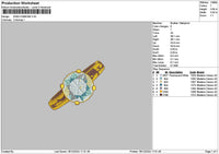 Ring 1812 Embroidery File 6 sizes
