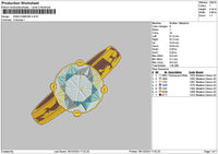 Ring 1812 Embroidery File 6 sizes