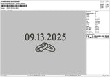 Rings 0913 Embroidery File 6 sizes