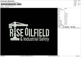 Rise Oilfield Embroidery File 5 sizes