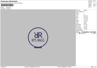 Ris Rags Embroidery File 6 sizes
