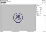 Ris Rags Embroidery File 6 sizes