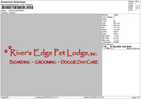 Riverstext Embroidery File 6 sizes