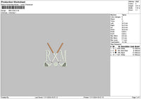 Rm Stick Embroidery File 6 sizes