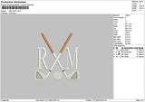 Rm Stick Embroidery File 6 sizes