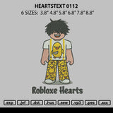 Heartstext 0112 Embroidery File 6 sizes
