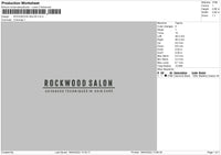Rockwood Salon Embroidery File 4 size