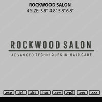Rockwood Salon Embroidery File 4 size