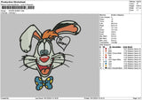Rabbit 1612 Embroidery File 6 sizes