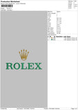 Rolex Embroidery File 4 size