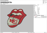 Chief Lips Embroidery File 6 sizes