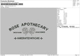 Rose Apothecery Embroidery File 4 size