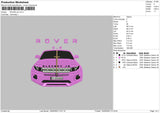 Rover Car Embroidery File 4 size