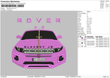 Rover Car Embroidery File 4 size