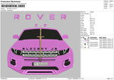 Rover Car Embroidery File 4 size