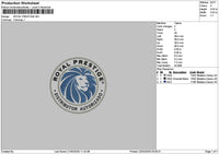 Royalcircle 2103 Embroidery File 6 sizes