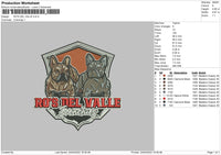 Ros Dell Valle Embroidery File 4 size