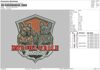 Ros Dell Valle Embroidery File 4 size