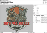 Ros Dell Valle Embroidery File 4 size