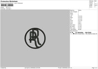 RR Embroidery File 4 size