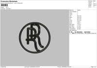 RR Embroidery File 4 size