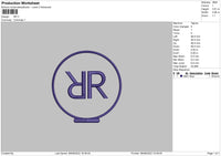 RR Embroidery File 6 sizes