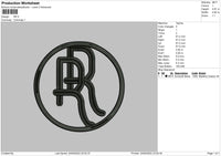 RR Embroidery File 4 size