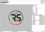 Rscircle Embroidery File 6 sizes