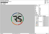 Rscircle Embroidery File 6 sizes