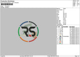 Rscircle Embroidery File 6 sizes