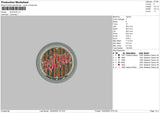 Ruckus Embroidery File 4 size