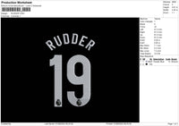 Rudder 19 Embroidery File 6 sizes