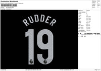 Rudder 19 Embroidery File 6 sizes