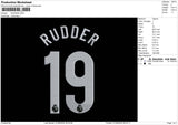 Rudder 19 Embroidery File 6 sizes