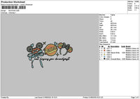 Rustezetext Embroidery File 6 sizes