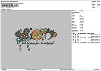 Rustezetext Embroidery File 6 sizes