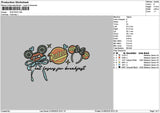 Rustezetext Embroidery File 6 sizes