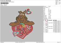 Ruv You Embroidery File 4 size