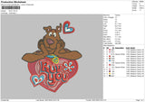 Ruv You Embroidery File 4 size