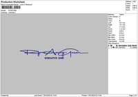 Ryantext Embroidery File 6 sizes