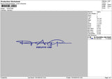 Ryantext Embroidery File 6 sizes