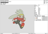 Raboot Embroidery File 6 sizes